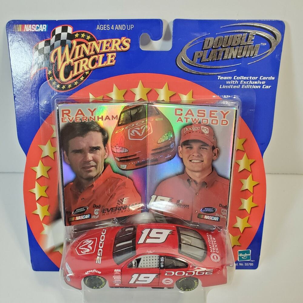 NASCAR Winner's Circle Double Platinum Casey Atwood Ray Evernham 19 Vintage 2000